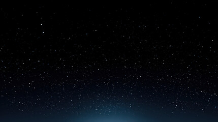 Starry night sky with deep black tones and distant glowing stars creating serene cosmic atmosphere