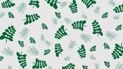 Abstract leaf nature shape on background.