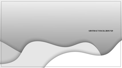 Abstract flowing gray waves with a soft gray on background.
