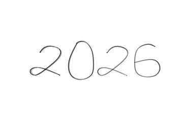 glass, numbers and ornaments arranged with champagne bottle, symbolizing New Year's Eve 2026