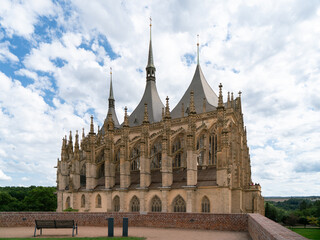 Fototapeta premium Saint Barbara's Church in Kutna Hora, Czech Republic
