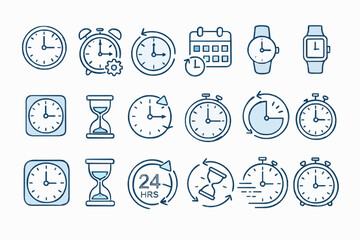 Simple Time Icons Collection