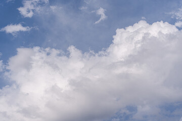 Obraz premium Textured sky in the sunset time