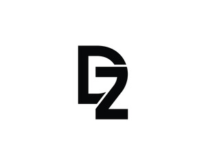 DZ Logo Design. DZ