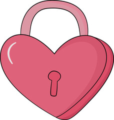 Valentine&rsquo;s Day Flat Design Clipart Set Cute Love Icons Hearts Sweets Desserts Element