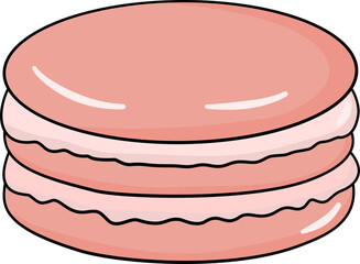 Valentine&rsquo;s Day Flat Design Clipart Set Cute Love Icons Hearts Sweets Desserts Element