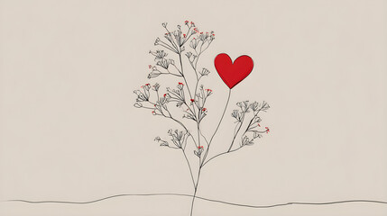 tree with hearts