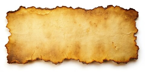 Fototapeta premium Burnt edge paper with subtle texture and warm golden light , Charred, Texture, Charred, Texture