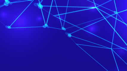 Vektor Abstract Network Technology Background, Modern.