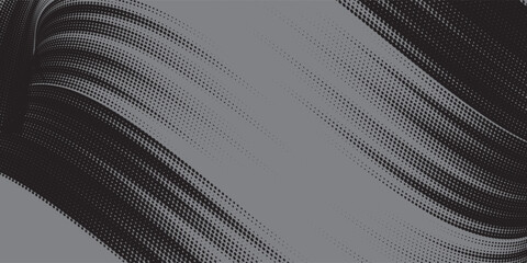 black and grey brush wrap car sticker pattern abstract banner sporty lines black and grey color combination grunge brush modern pattern motorsport racing vector design.