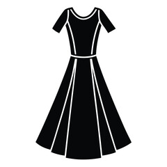 yellow dress basant vector on white background