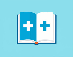 Obraz premium Health education medical icon vector