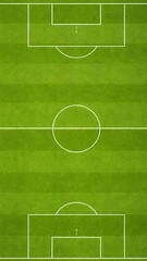 Green Soccer Field Top View
