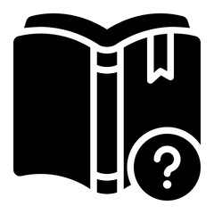 question glyph icon