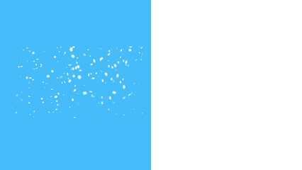 Dramatic snow overlay element for winter designs with blue and black backgrounds, add a magical...