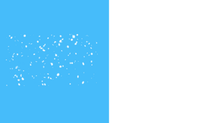 Winter snow falling gently against bright blue sky and dark night backdrop, perfect for Christmas holiday season or magical wintry backgrounds