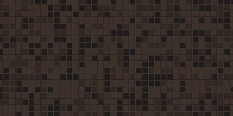 Naklejka premium Black Walnut 3D Wooden Block Mosaic Background for Editorial Layouts, Acoustic Panels, and Premium Branding