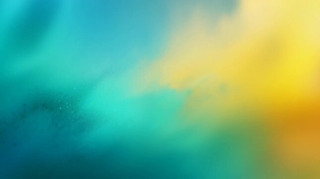 Soft blurry abstract gradient background inspired by a tropical lagoon, smooth transition from bright coral to sunny yellow and vibrant teal, minimalist, gentle lighting, clean aesthetic