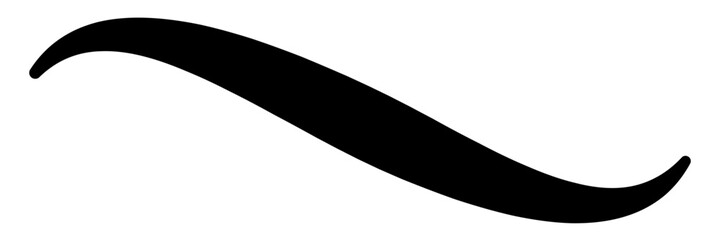 Black vector line