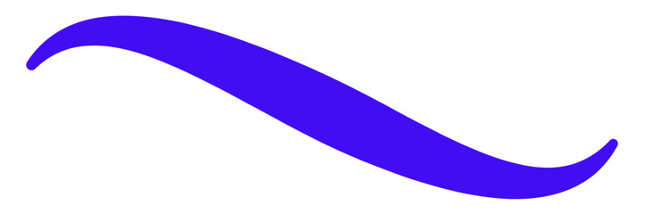 Blue vector line