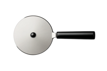 Pizza cutter, top-down view
