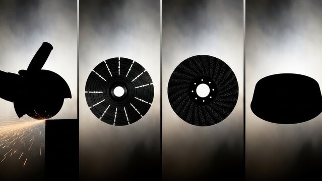 Grinding Wheels and Angle Grinder Sparks - Powered by Adobe