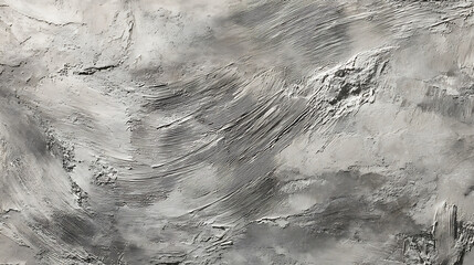 Textured grey plaster with visible brush strokes and rough patches