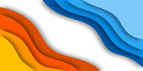 Abstract wavy flowing fluid modern background.