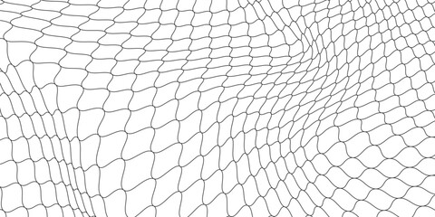Curved net pattern. Seamless design for sportswear or equipment like soccer goals, volleyball nets, basketball hoops, hockey nets, and athletic gea © kaira