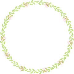 Fototapeta premium Design foral wreath invitation card illustration 