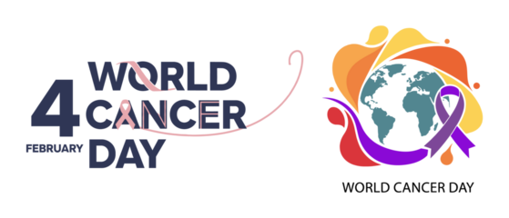 World Cancer Day February 4 Global Awareness Illustration With Multicolor Human Figures And Ribbon