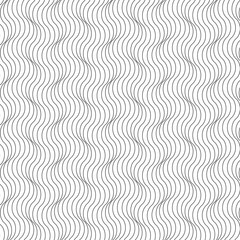 Seamless pattern of thin, undulating vertical lines creating a subtle wavy texture on a white background.