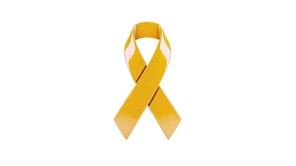 Yellow Awareness Ribbon