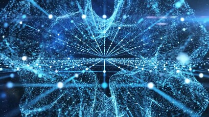 Futuristic digital brain representation with glowing neural network connections symbolizing artificial intelligence data processing and advanced technology in a complex abstract cybernetic landscape. - Powered by Adobe