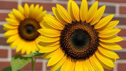 Fototapeta premium Bright Sunflower Field