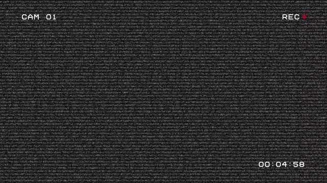 retro cctv screen animation