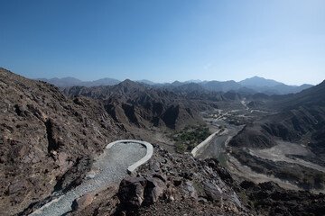 Showkha Dam in the Emirate of Ras Al Khaimah