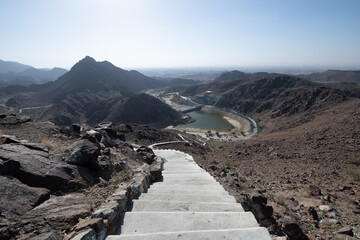 Showkha Dam in the Emirate of Ras Al Khaimah