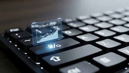 Close up of a keyboard with an envelope keycap