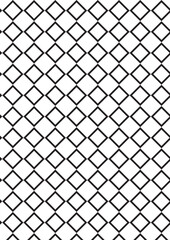 Diamond grid geometric pattern coloring page with angular lattice network design