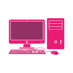 Desktop Computer Illustration