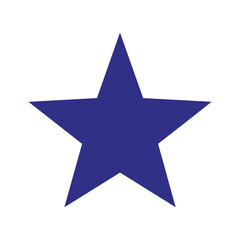 Fototapeta premium Blue Star Icon