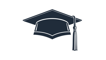 Graduation cap with tassel symbolizing academic achievement