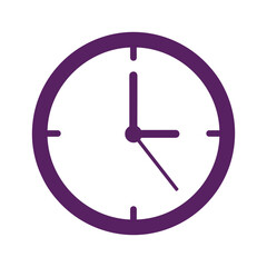 Clock Icon Vector Illustration