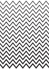 Chevron zigzag pattern coloring page with repeating angular V-shaped stripe design
