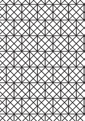 Diagonal lattice pattern coloring page with crisscross grid geometric network design