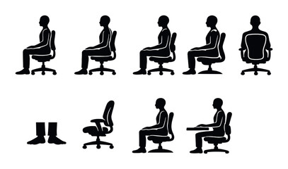Ergonomic sitting posture guide: improve office chair and desk comfort