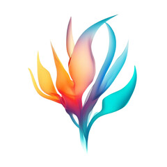 Exciting illustration of a fire flames