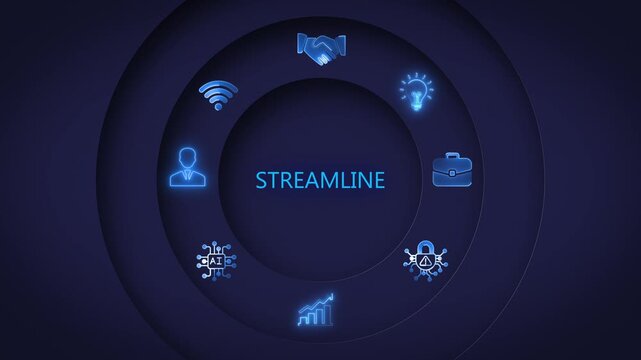 Streamline Business Process Automation Technology Circle technology workflow optimization efficiency