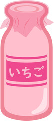 いちご牛乳のアイコン